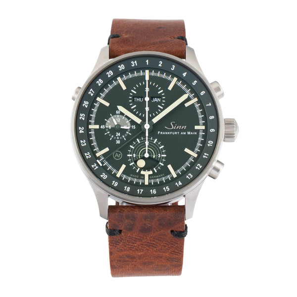 Sinn Jagduhr 3006 chronographe acier automatique montre pour hommes 3006.011 LP: 4950EUR  [2605393]