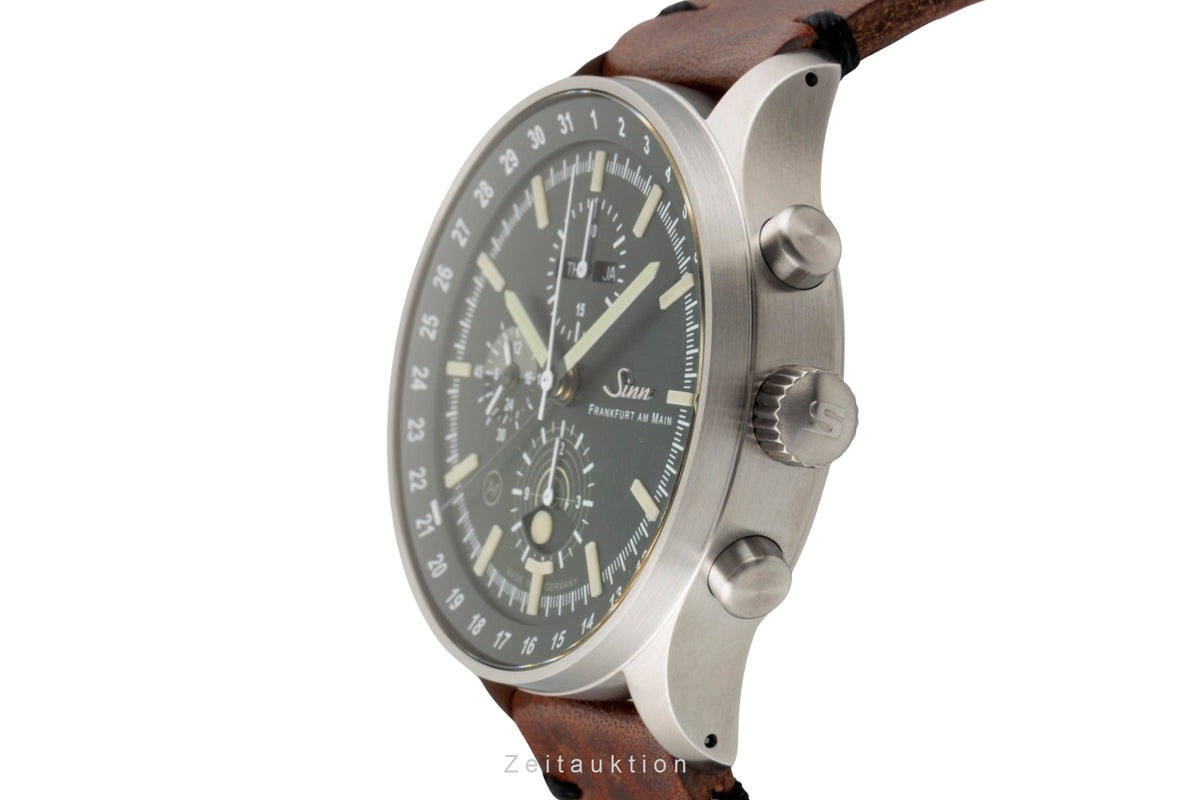Sinn Jagduhr 3006 chronographe acier automatique montre pour hommes 3006.011 LP: 4950EUR  [2605393]