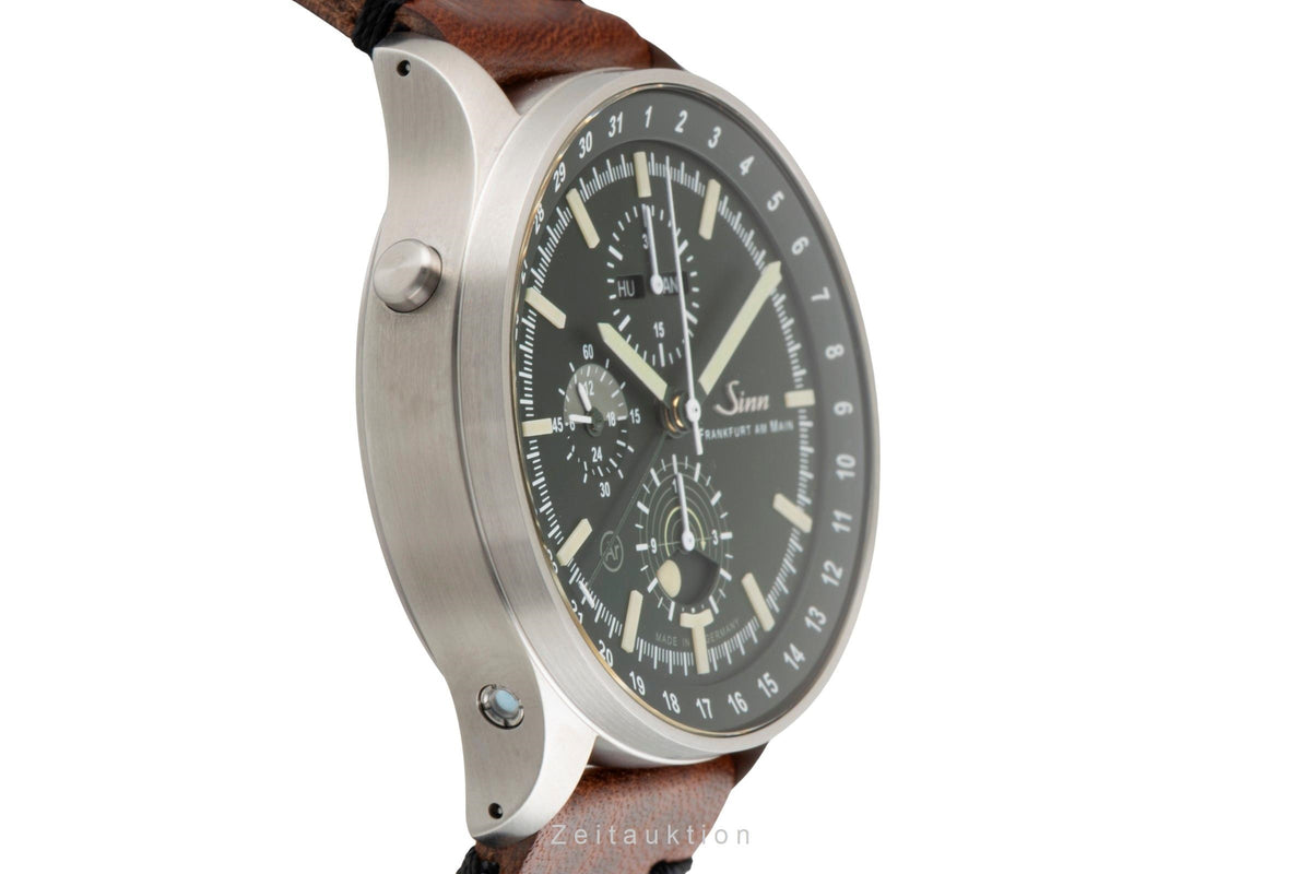Sinn Jagduhr 3006 chronographe acier automatique montre pour hommes 3006.011 LP: 4950EUR  [2605393]