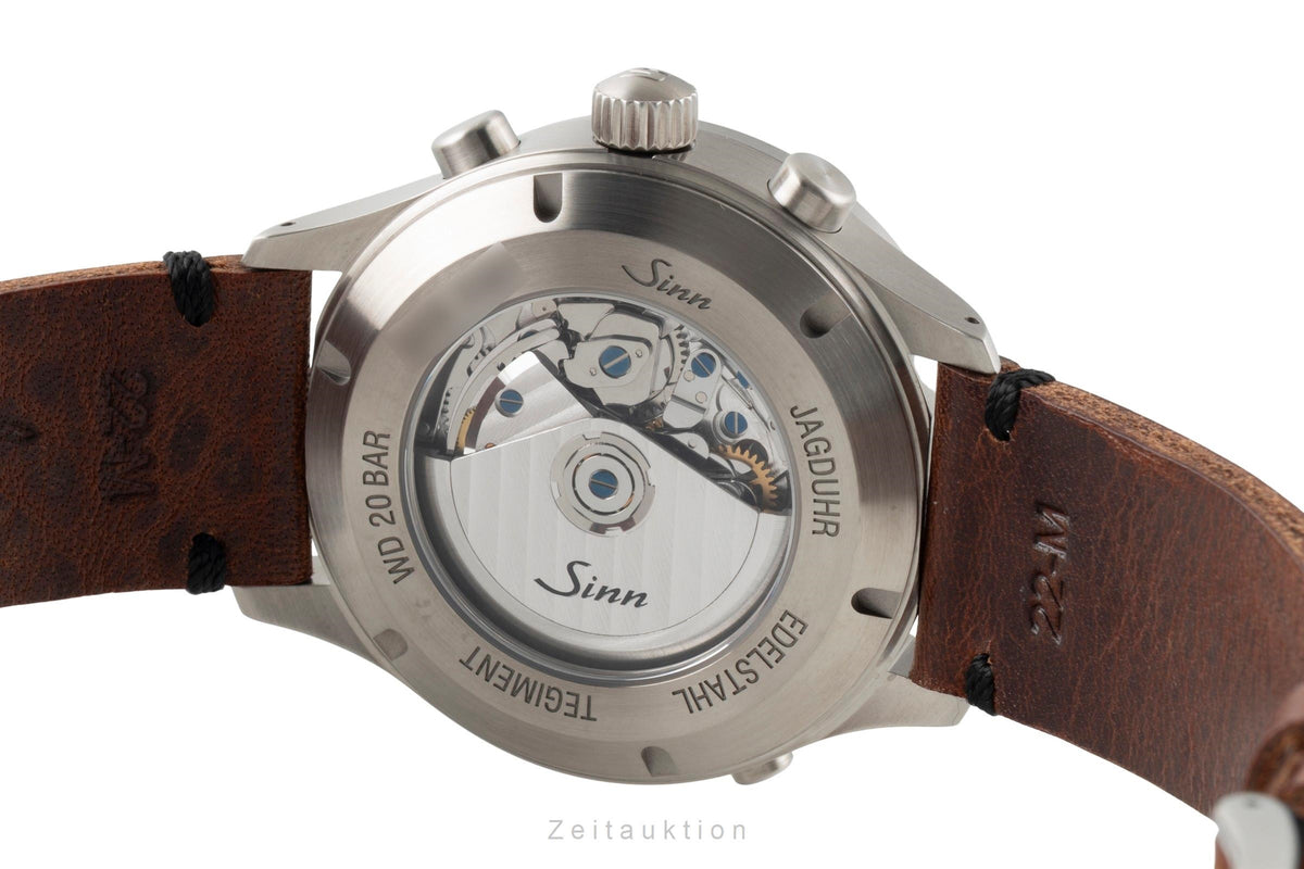 Sinn Jagduhr 3006 chronographe acier automatique montre pour hommes 3006.011 LP: 4950EUR  [2605393]