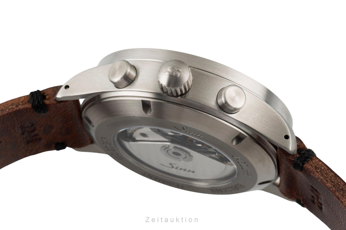 Sinn Jagduhr 3006 chronographe acier automatique montre pour hommes 3006.011 LP: 4950EUR  [2605393]
