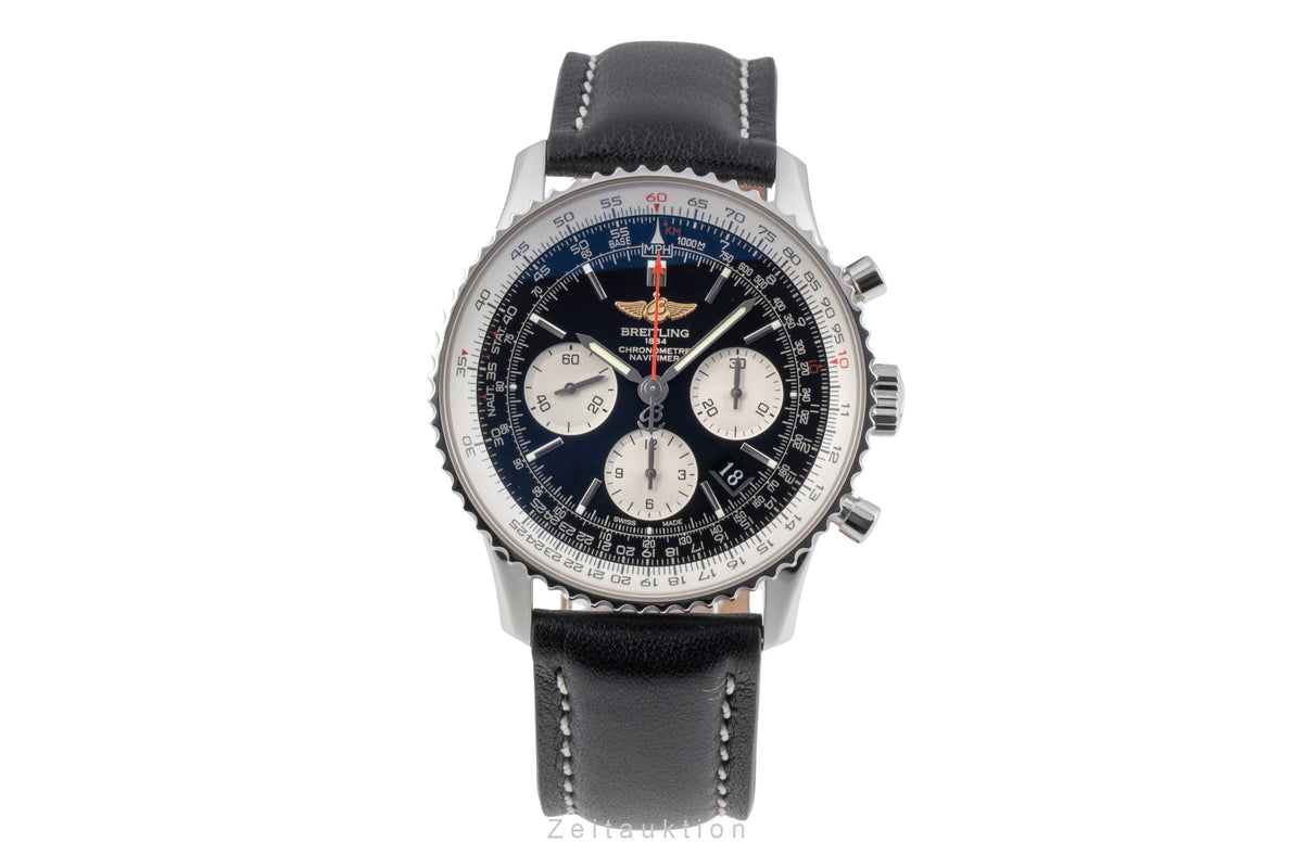 Breitling Navitimer 01 chronographe acier automatique montre pour hommes AB0120  [2605396]