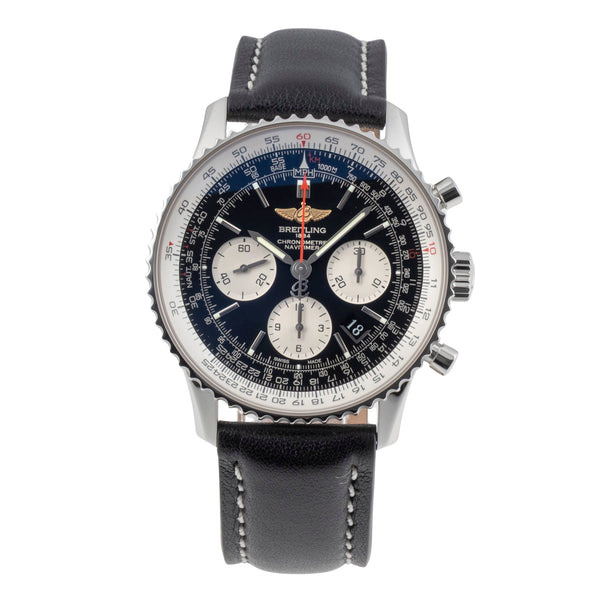 Breitling Navitimer 01 chronographe acier automatique montre pour hommes AB0120  [2605396]