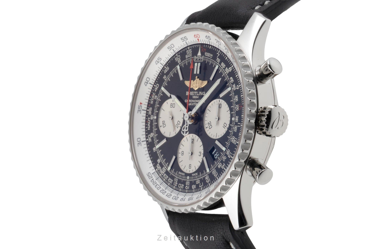 Breitling Navitimer 01 chronographe acier automatique montre pour hommes AB0120  [2605396]