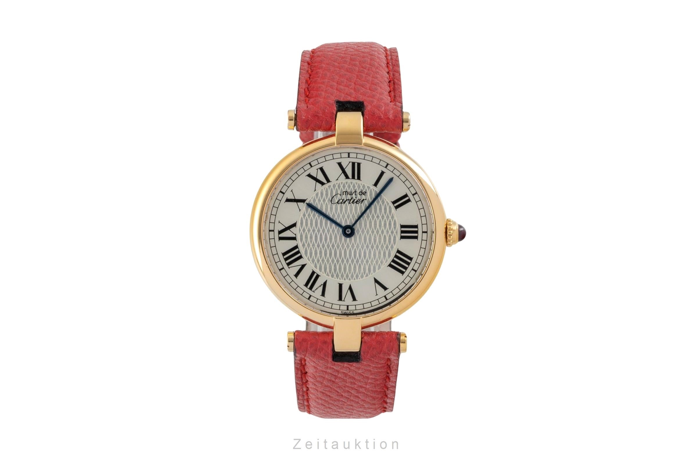 Cartier Vermeil silver-gilt quartz women's watch Limited  [2605397]