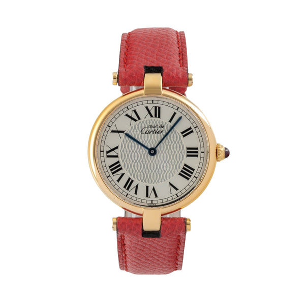 Cartier Vermeil silver-gilt quartz women's watch Limited  [2605397]