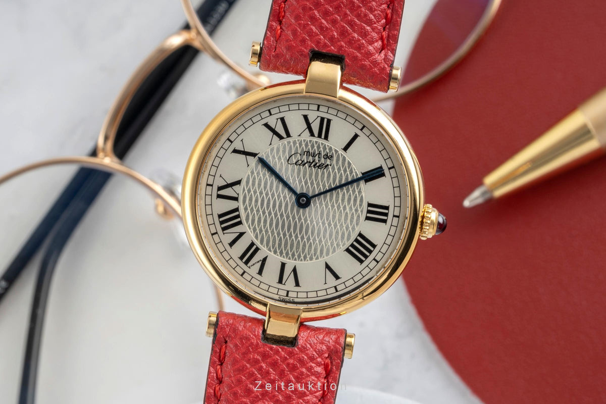 Cartier Vermeil silver-gilt quartz women's watch Limited  [2605397]