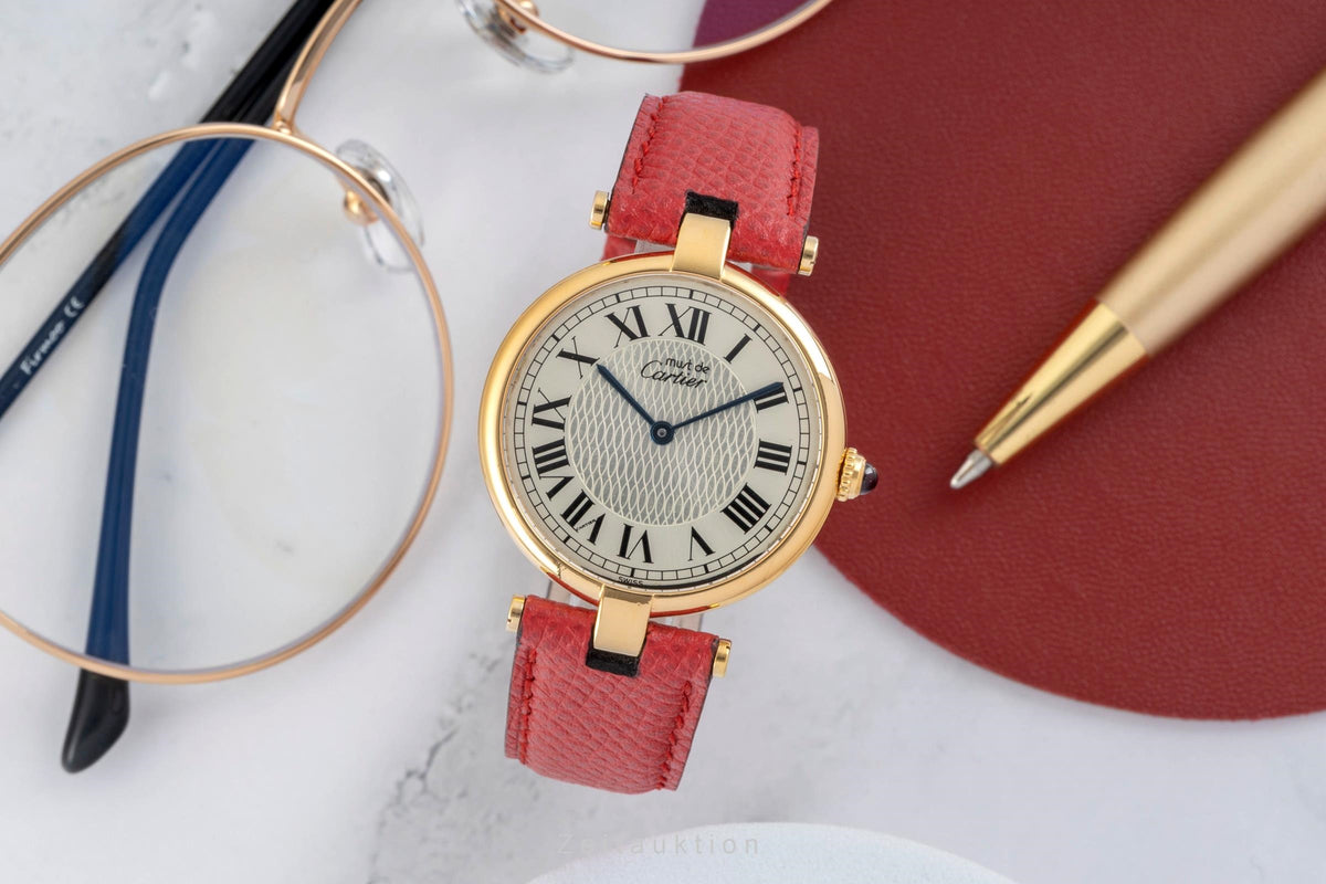 Cartier Vermeil silver-gilt quartz women's watch Limited  [2605397]