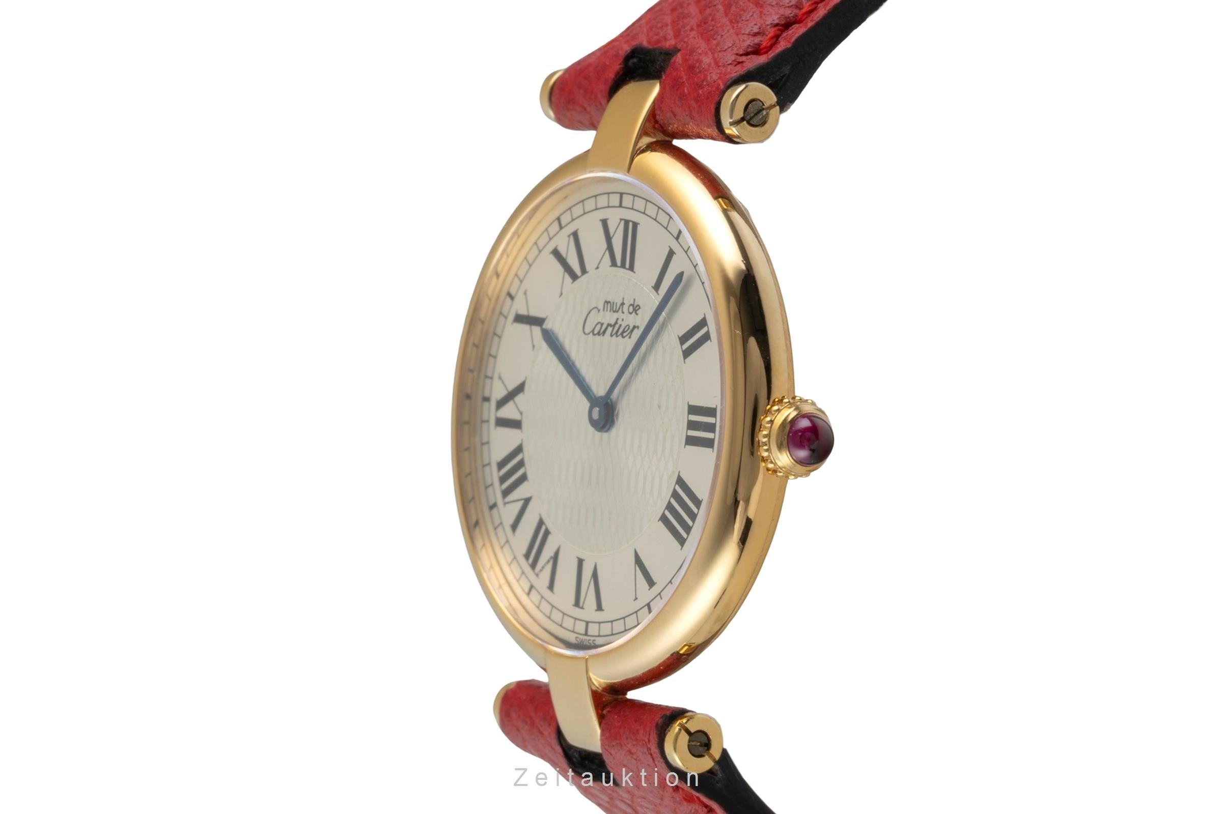 Cartier Vermeil silver-gilt quartz women's watch Limited  [2605397]