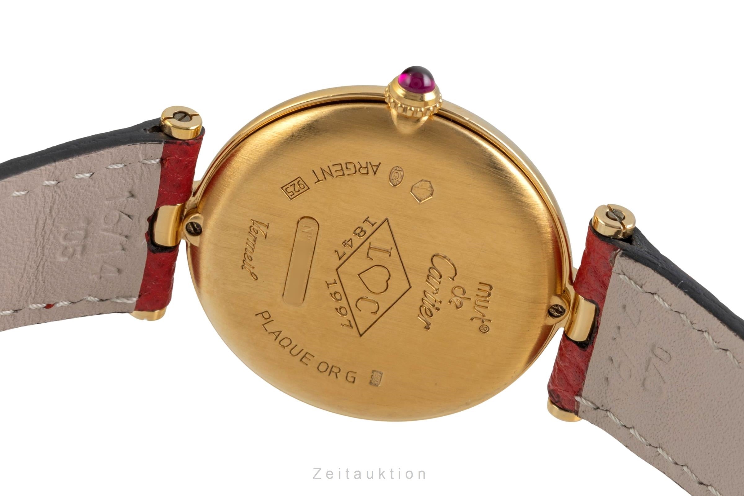 Cartier Vermeil silver-gilt quartz women's watch Limited  [2605397]