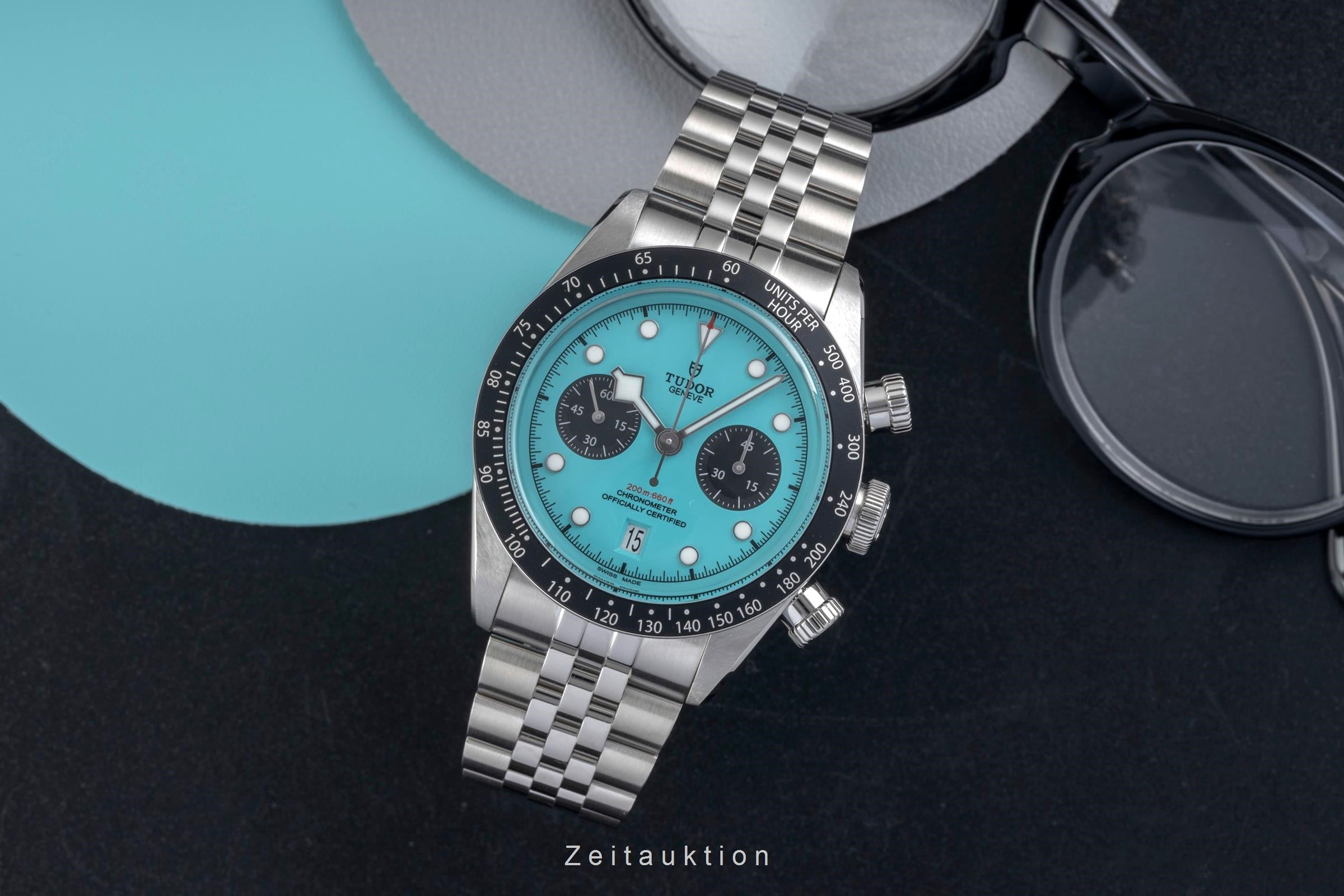 Tudor Black Bay chronograph steel automatic men's watch 79360N-0024  [2605398]