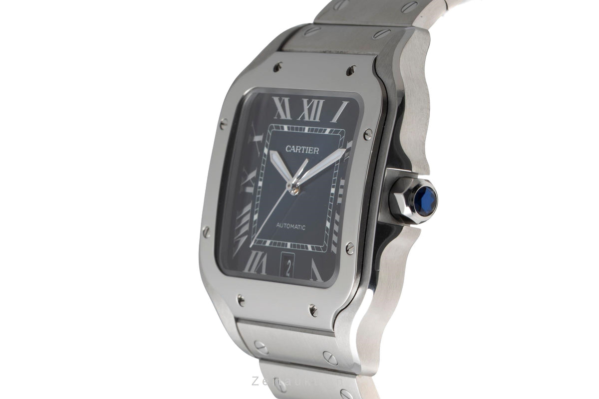 Cartier Santos steel automatic men's watch WSSA0030 LP: 9000EUR  [2605408]