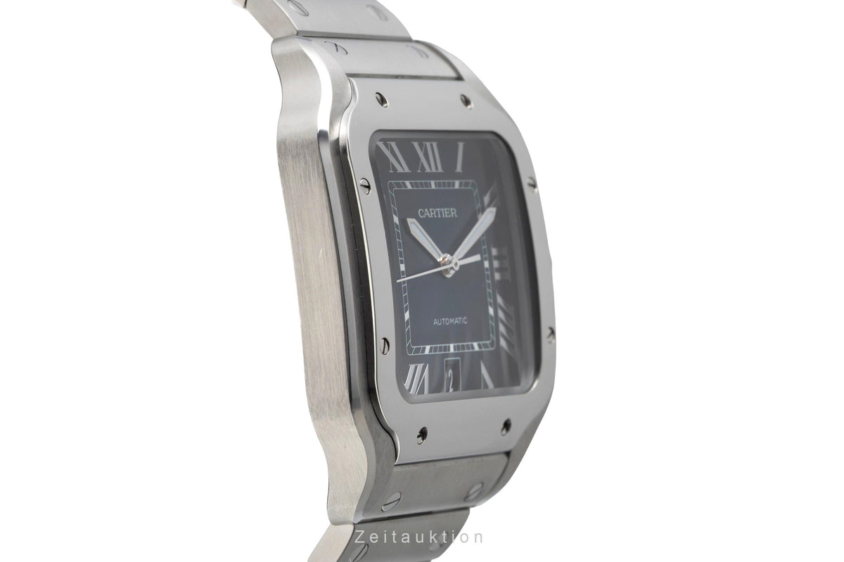 Cartier Santos steel automatic men's watch WSSA0030 LP: 9000EUR  [2605408]