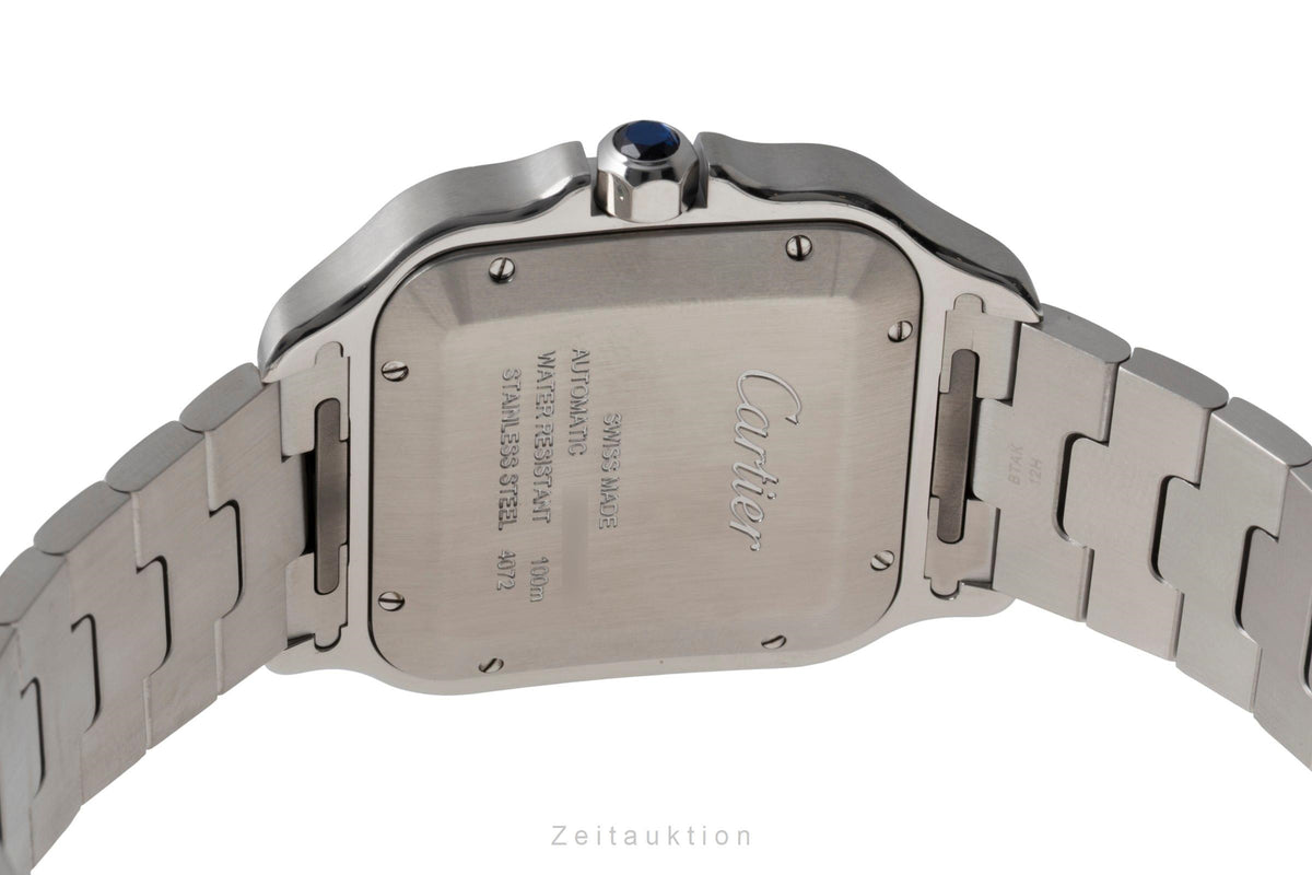 Cartier Santos steel automatic men's watch WSSA0030 LP: 9000EUR  [2605408]