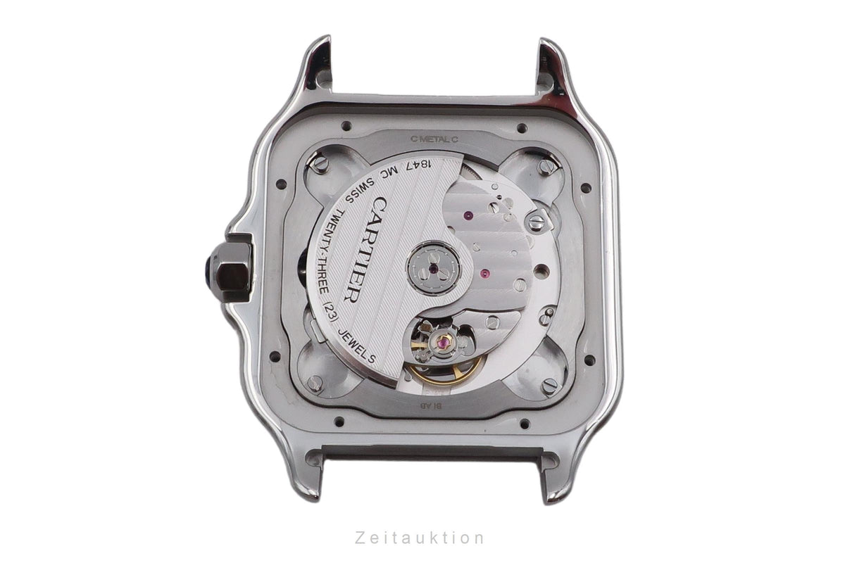 Cartier Santos steel automatic men's watch WSSA0030 LP: 9000EUR  [2605408]