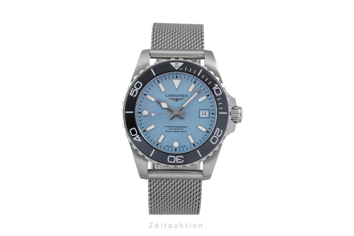 Longines Hydro Conquest acciaio automatismo orologio da uomo L3.779.4.99.6 LP: 2250EUR  [2605412]