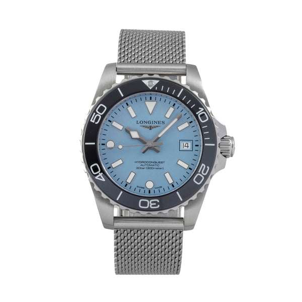 Longines Hydro Conquest acciaio automatismo orologio da uomo L3.779.4.99.6 LP: 2250EUR  [2605412]