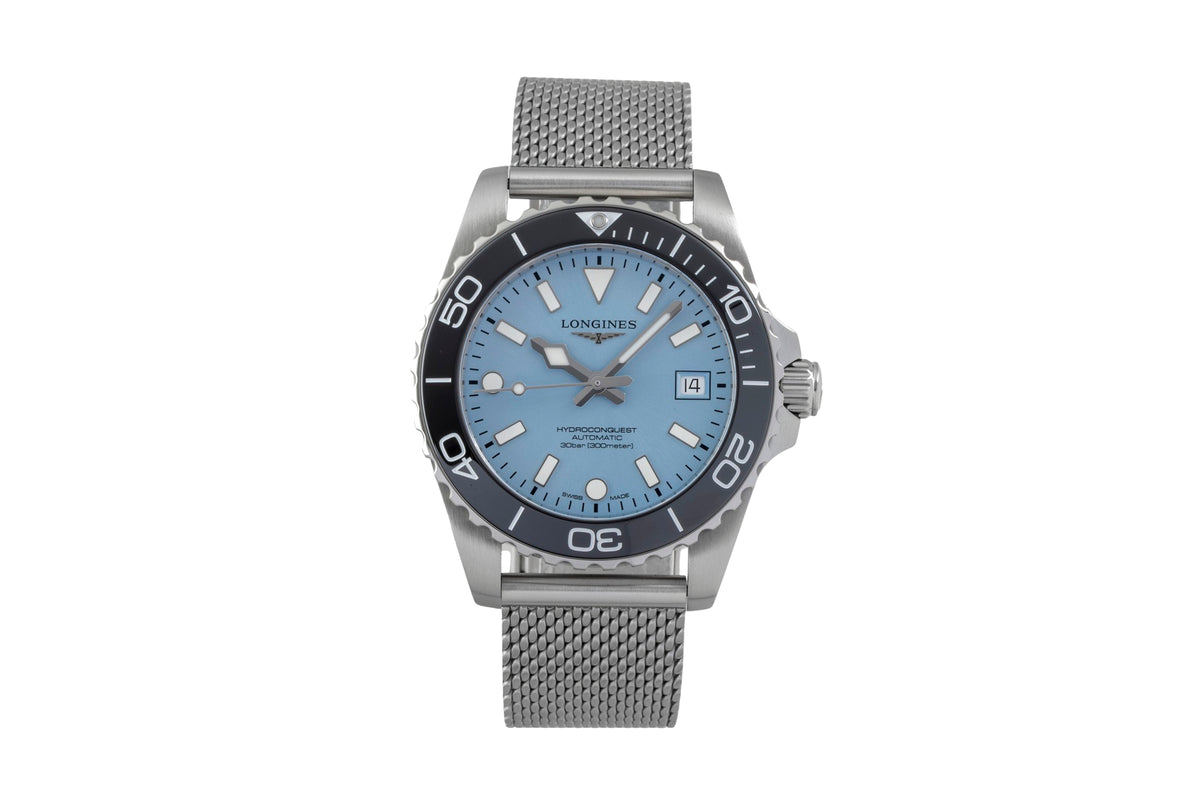 Longines Hydro Conquest acier automatique montre pour hommes L3.779.4.99.6 LP: 2250EUR  [2605412]