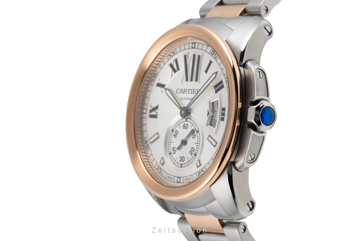 Cartier Calibre de Cartier steel / gold automatic men's watch W7100039  [2605413]