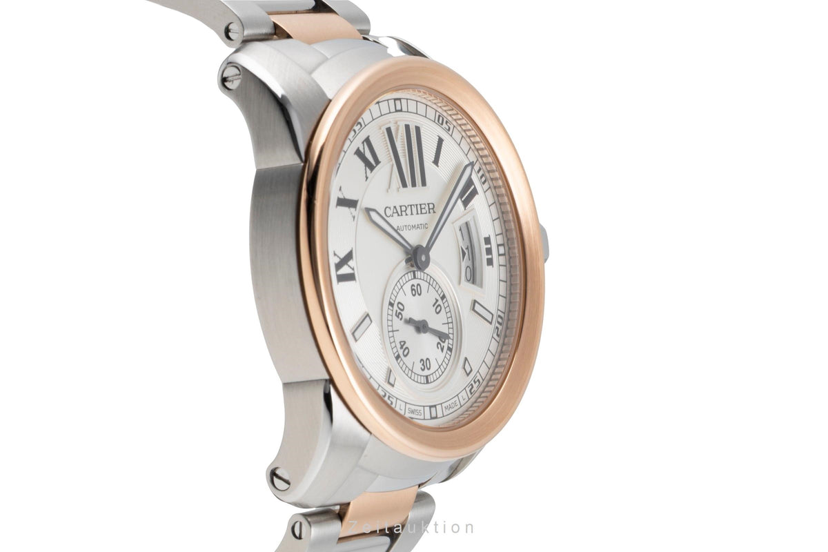 Cartier Calibre de Cartier steel / gold automatic men's watch W7100039  [2605413]
