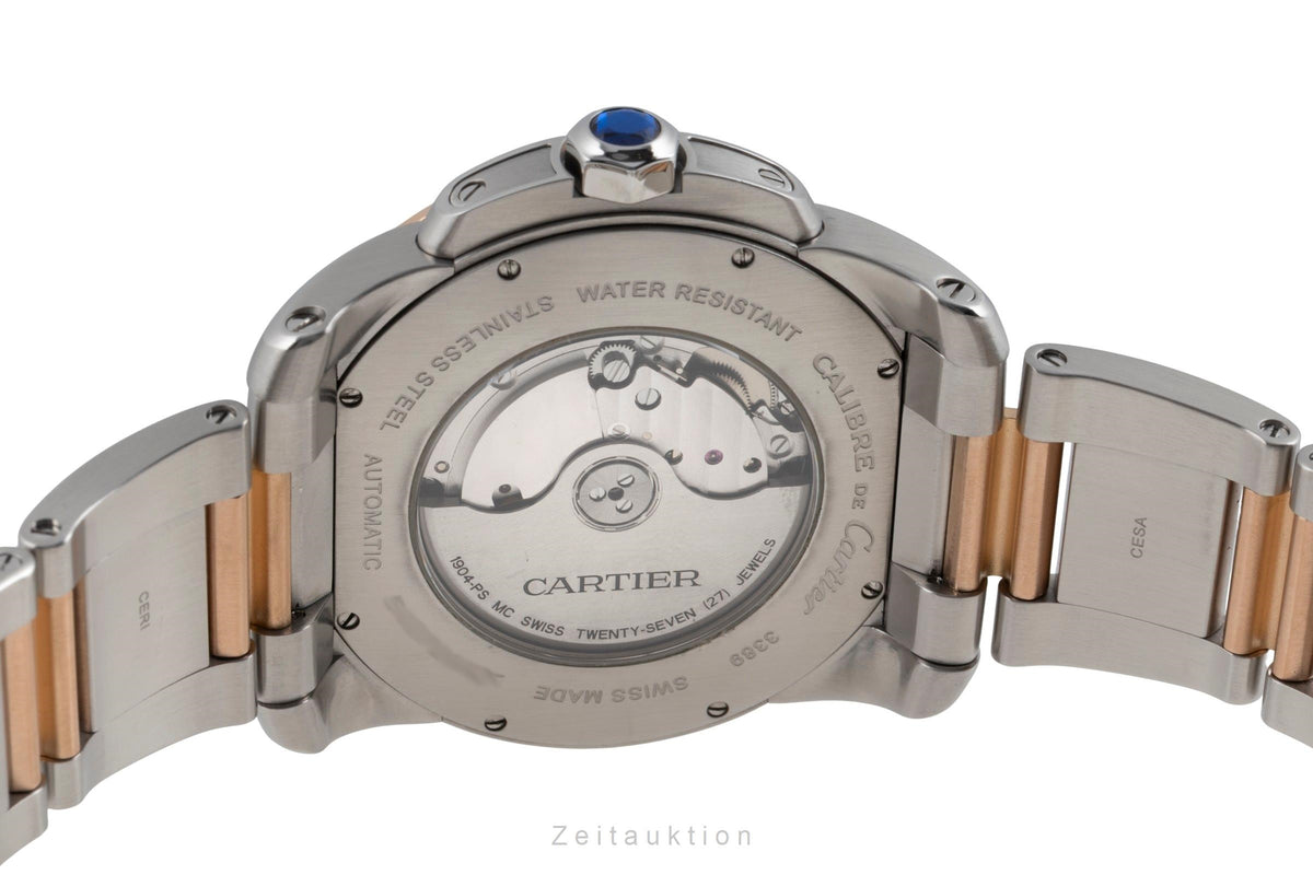 Cartier Calibre de Cartier steel / gold automatic men's watch W7100039  [2605413]