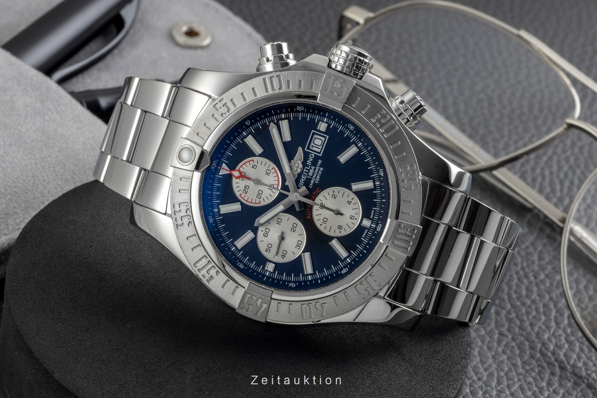 Breitling Super Avenger II cronógrafo acero automático reloj para caballeros A13371111B1A1  [2605415]