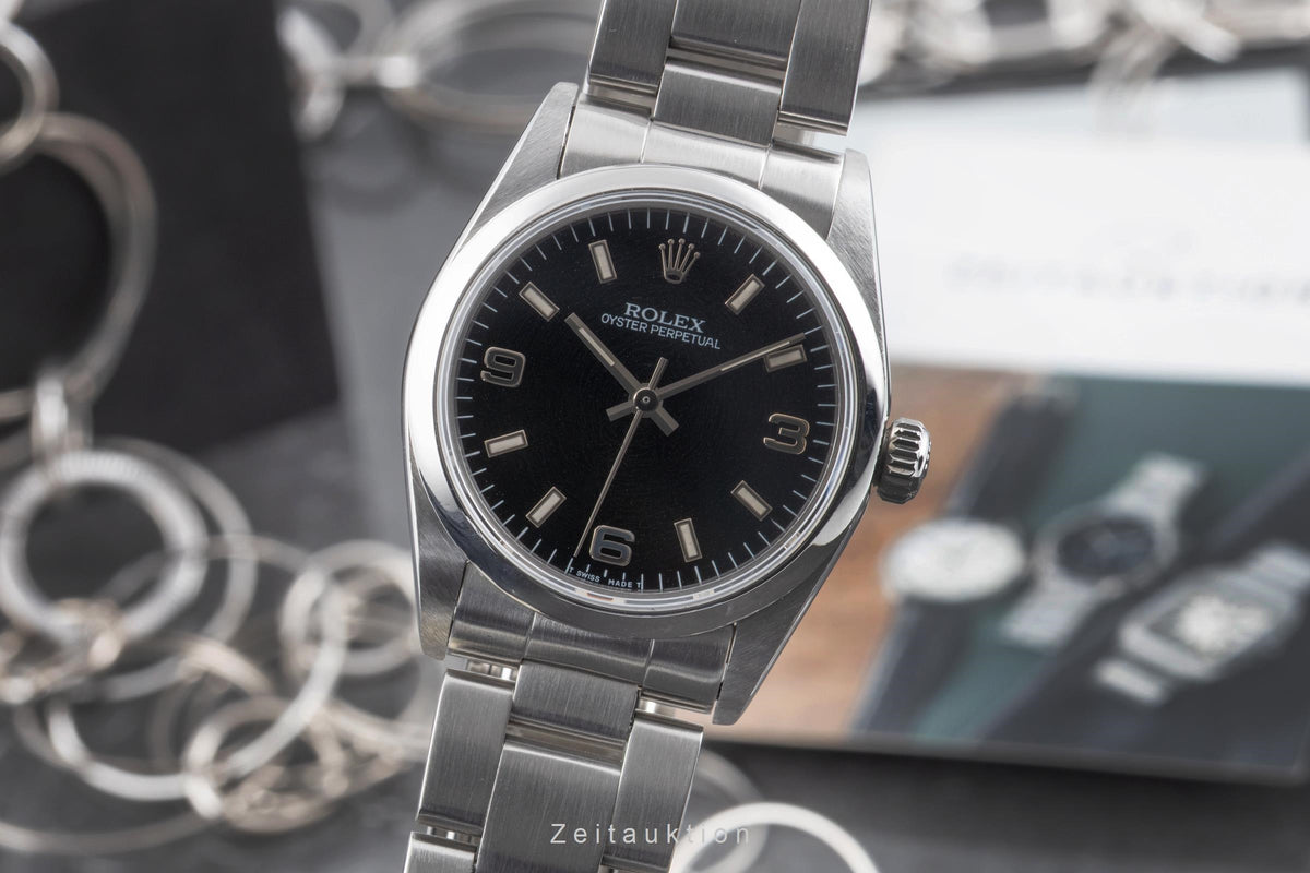 Rolex Oyster Perpetual steel automatic women's watch 67480  [2605417]