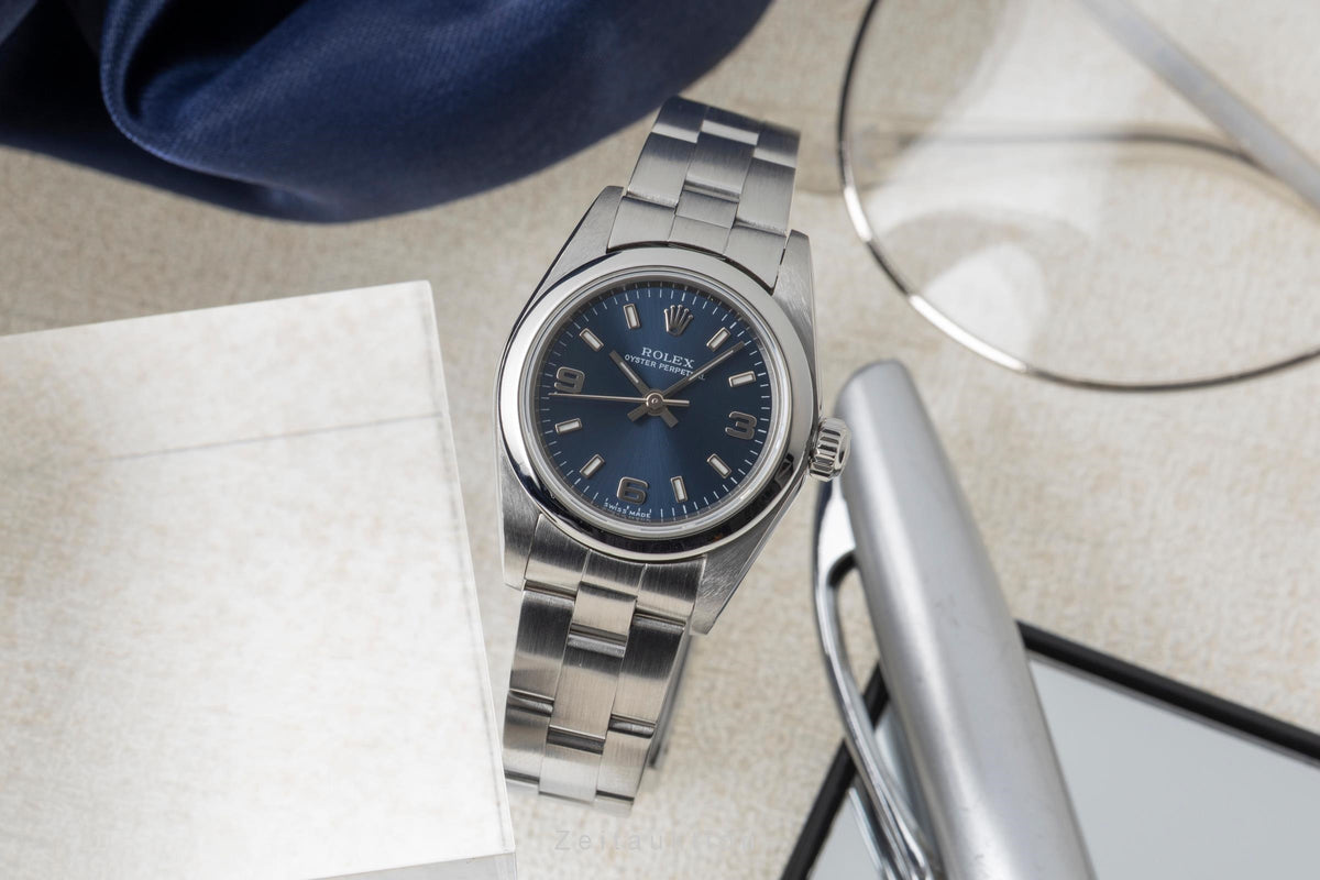 Rolex Oyster Perpetual steel automatic women's watch 76080  [2605419]