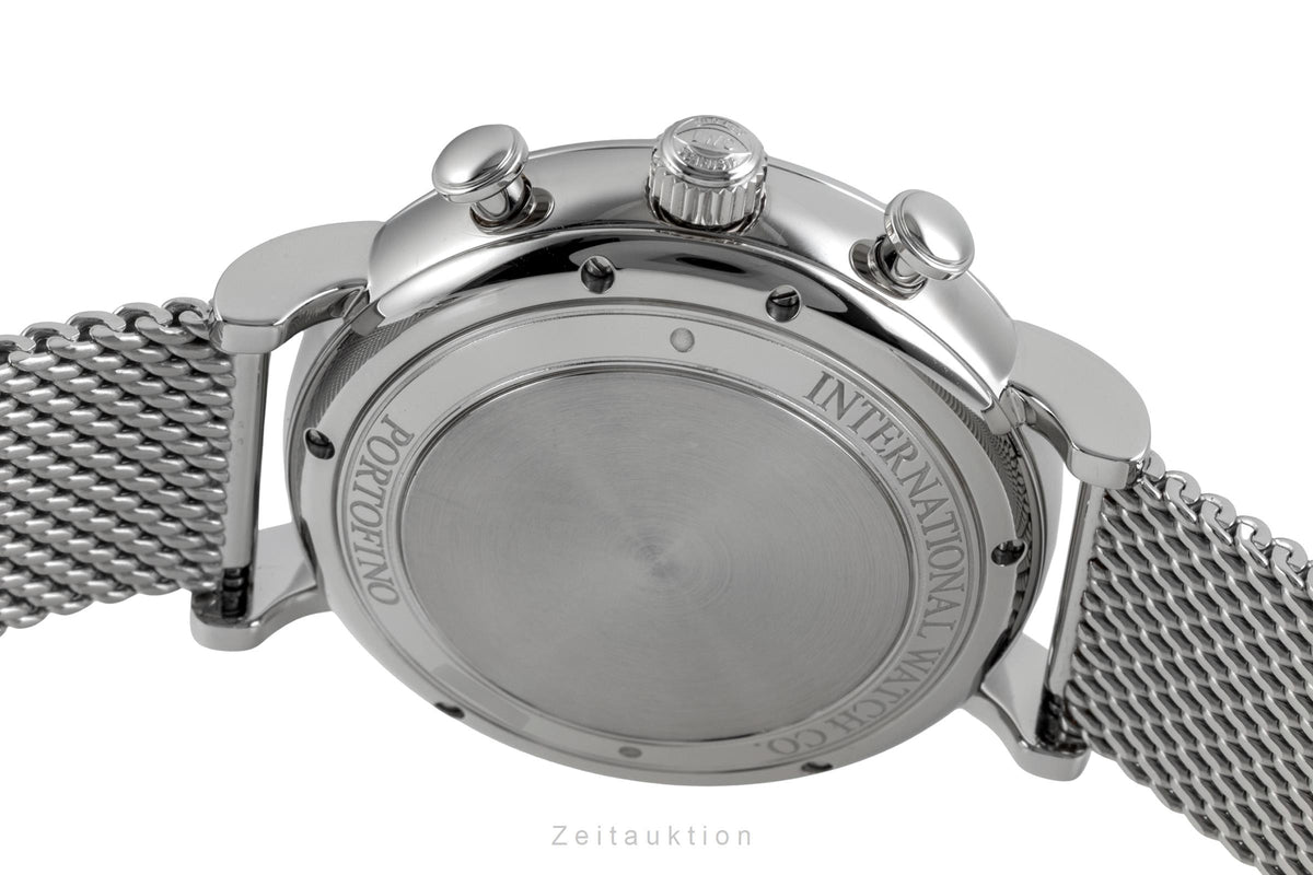 IWC Portofino Chronograph Edelstahl Automatik Herrenuhr Ref. IW391010 Papiere [2605421]