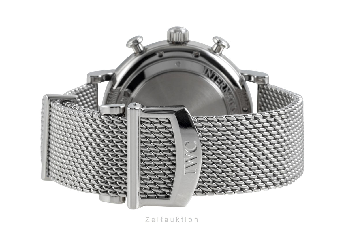 IWC Portofino Chronograph Edelstahl Automatik Herrenuhr Ref. IW391010 Papiere [2605421]