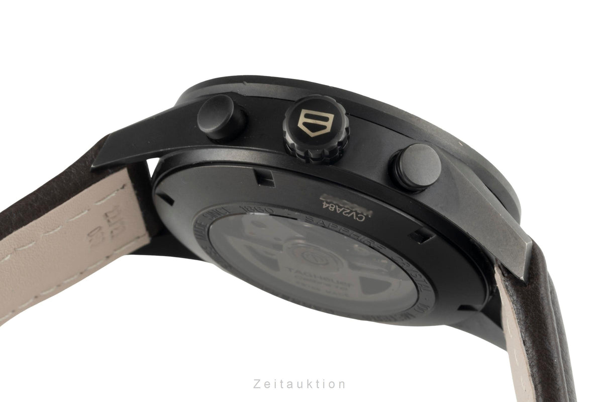 Tag Heuer Carrera Chronograph Titan Automatik Herrenuhr Ref. CV2A84.FC6394  [2605424]