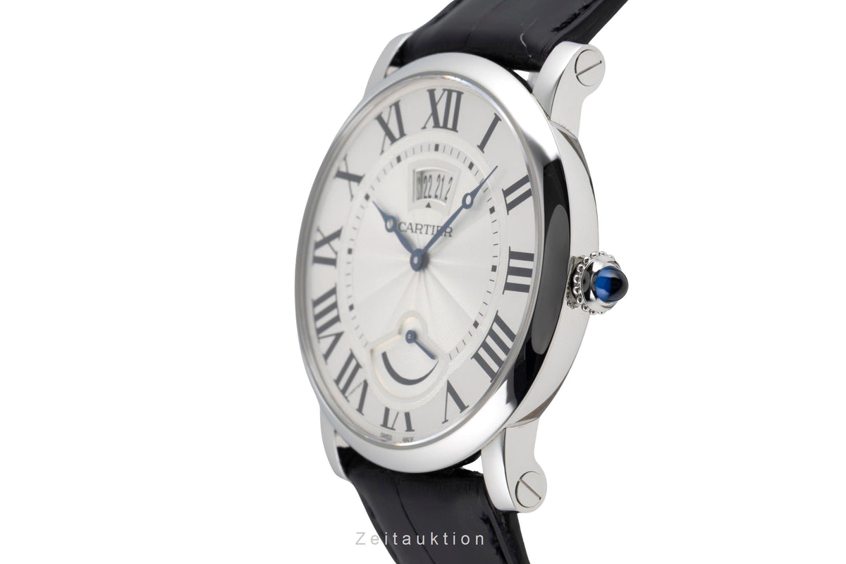 Cartier Rotonde de Cartier Stahl Handaufzug Herrenuhr Ref. W1556369 Papiere [2605428]