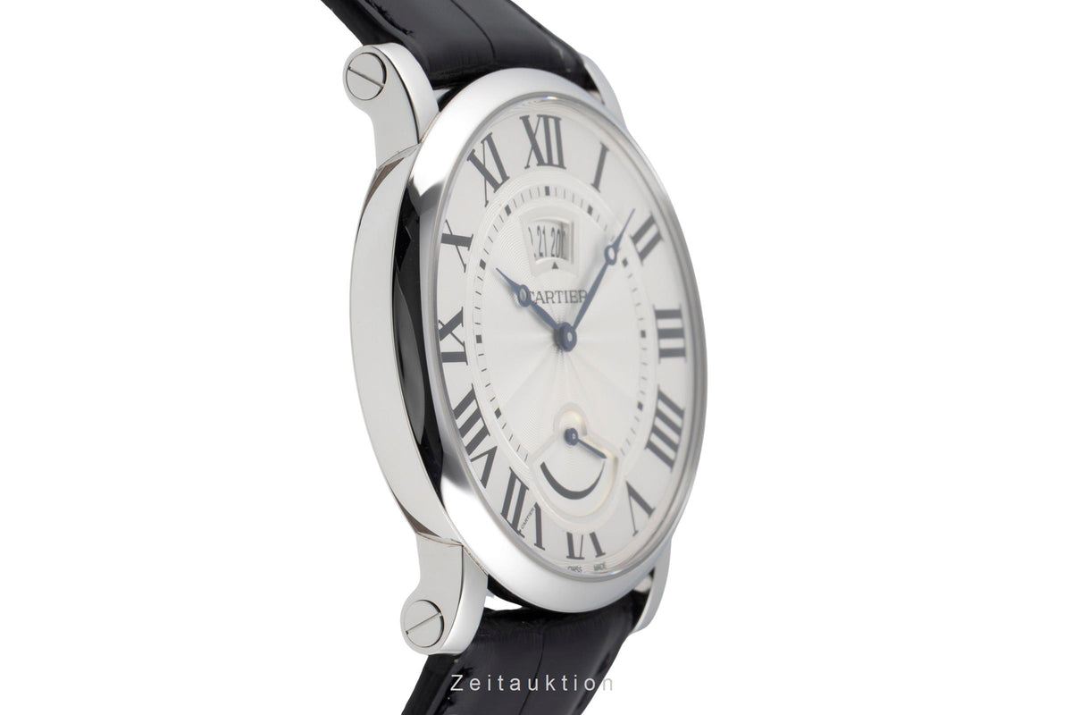Cartier Rotonde de Cartier Stahl Handaufzug Herrenuhr Ref. W1556369 Papiere [2605428]
