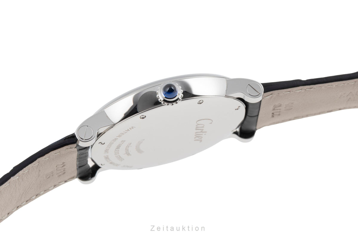 Cartier Rotonde de Cartier Stahl Handaufzug Herrenuhr Ref. W1556369 Papiere [2605428]
