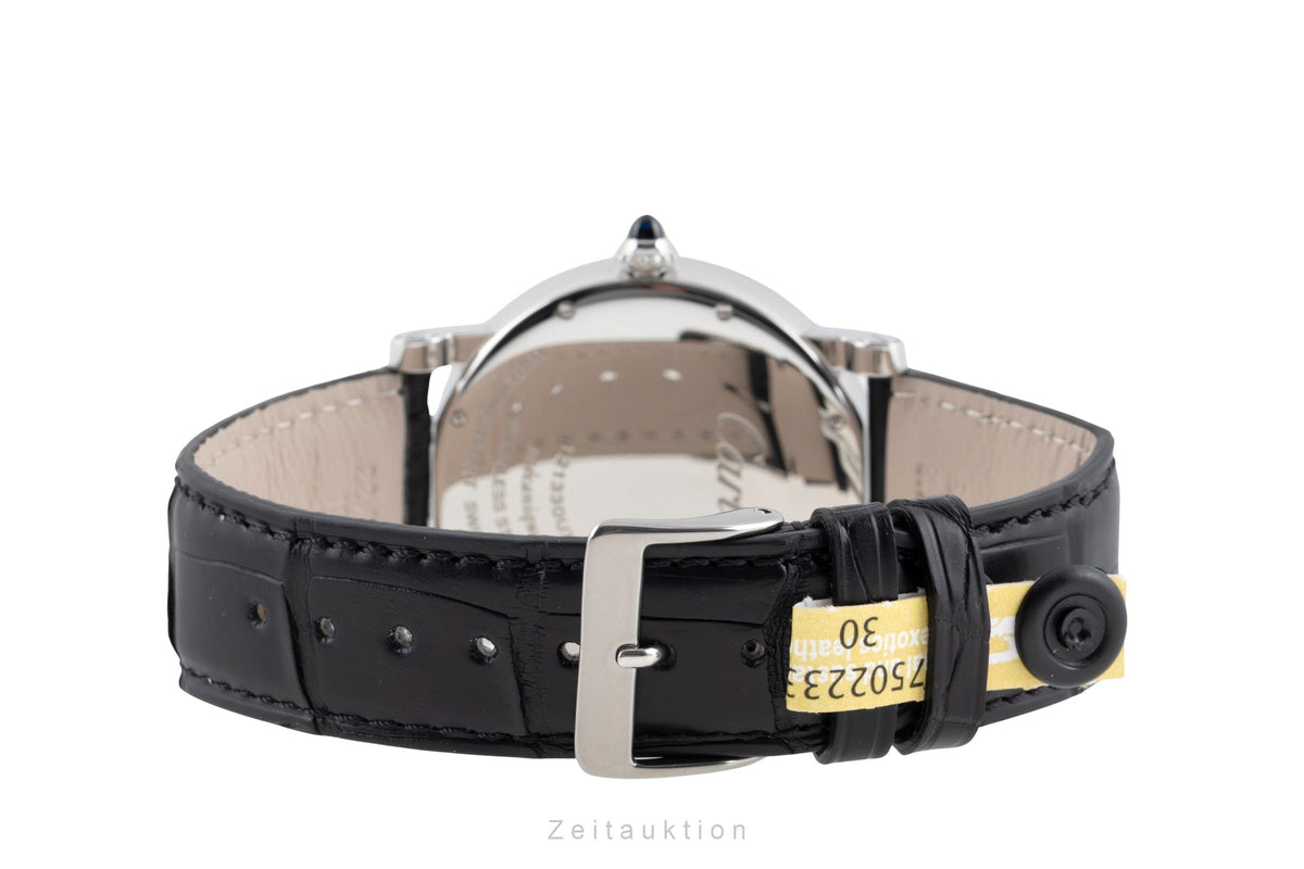 Cartier Rotonde de Cartier Stahl Handaufzug Herrenuhr Ref. W1556369 Papiere [2605428]