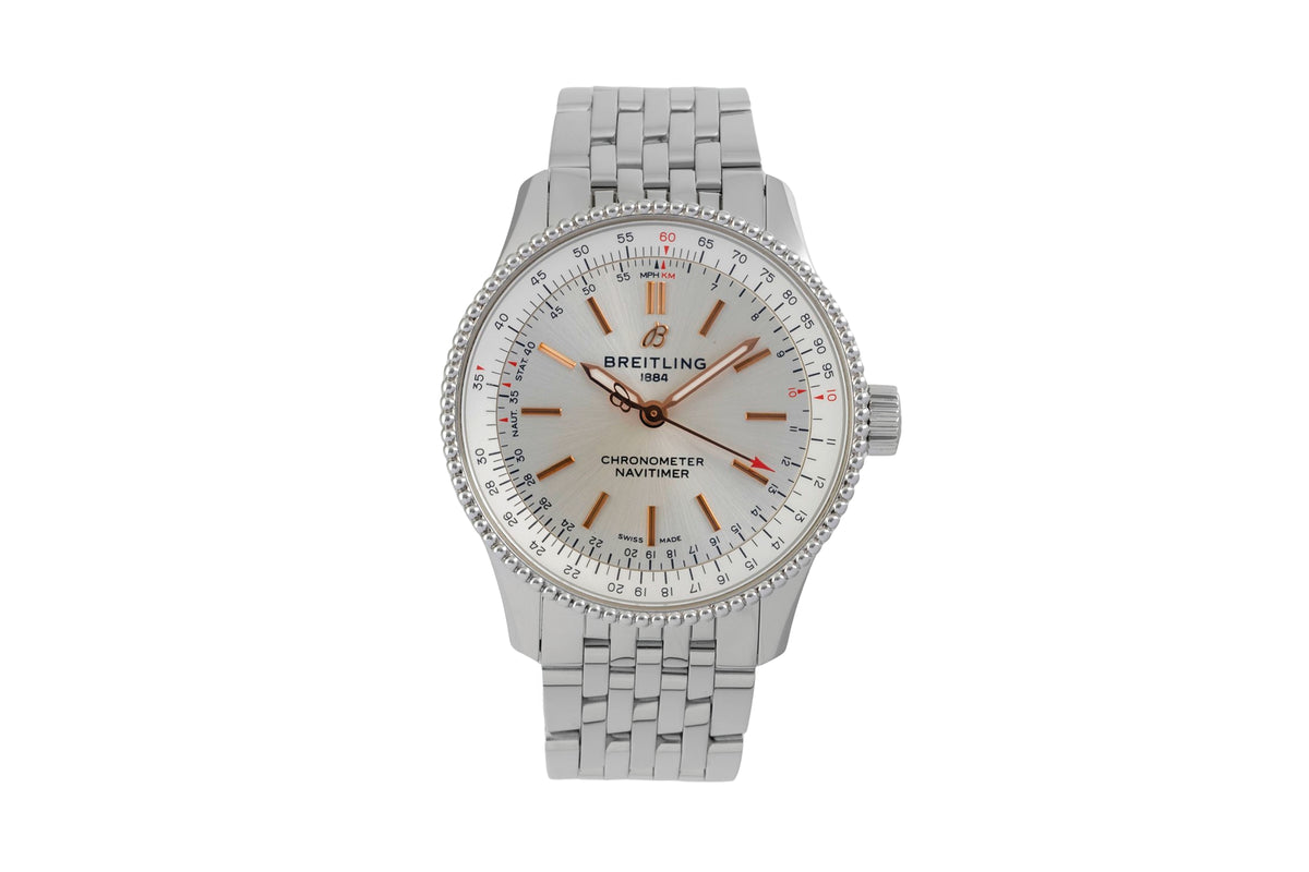 Breitling Navitimer steel automatic men's watch A17395F41G1A1 LP: 5750EUR  [2605430]