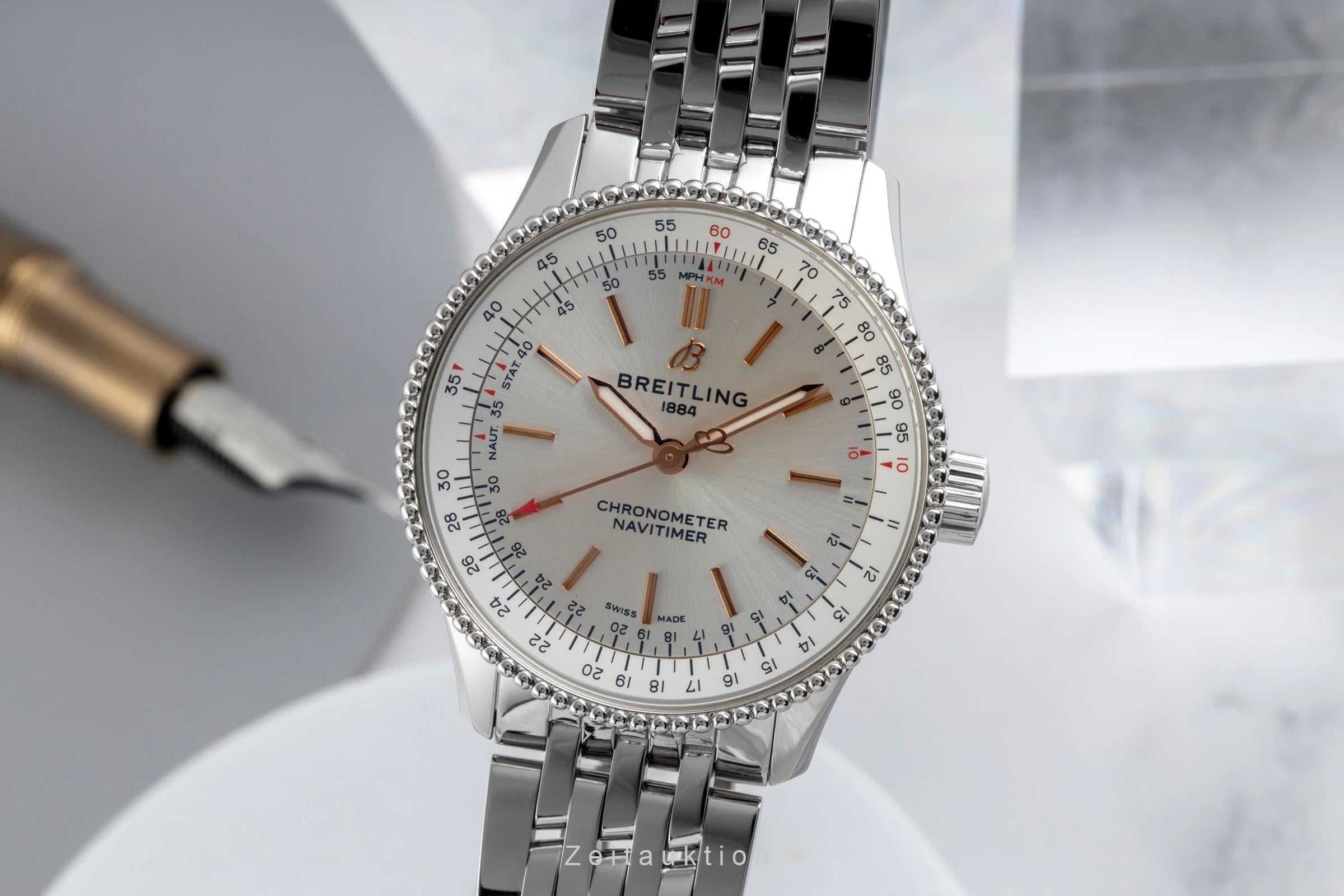 Breitling Navitimer steel automatic men's watch A17395F41G1A1 LP: 5750EUR  [2605430]