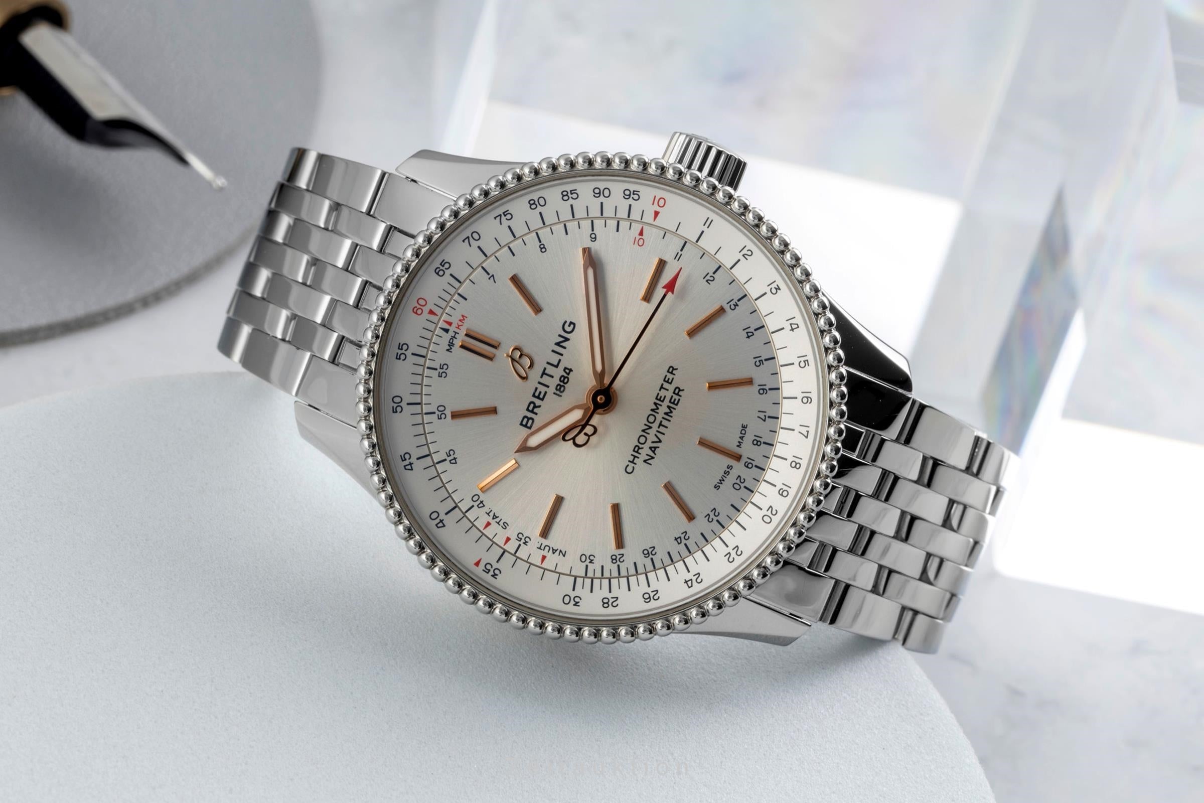 Breitling Navitimer steel automatic men's watch A17395F41G1A1 LP: 5750EUR  [2605430]