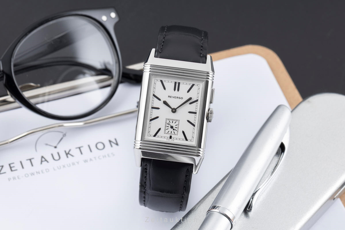 Jaeger LeCoultre Grand Reverso Ultra Thin Duoface Ref Q3788570 278.8.54 Papiere [2605432]