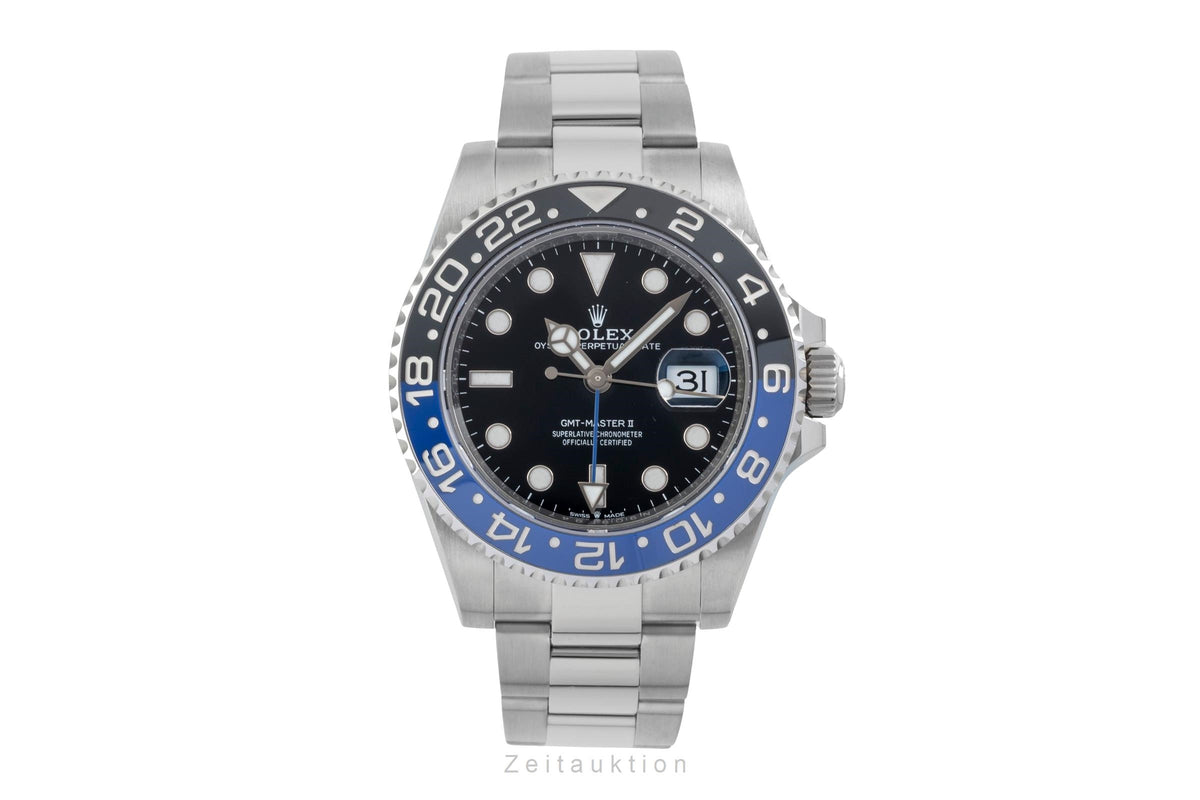 Rolex GMT-Master II chronograph steel automatic men's watch 126710BLNR  [2605433]