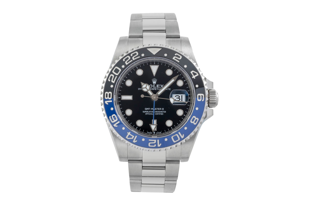 Rolex GMT-Master II chronograph steel automatic men's watch 126710BLNR  [2605433]