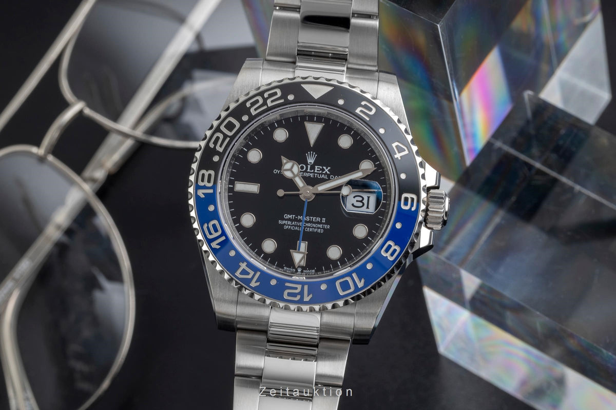 Rolex GMT-Master II chronograph steel automatic men's watch 126710BLNR  [2605433]