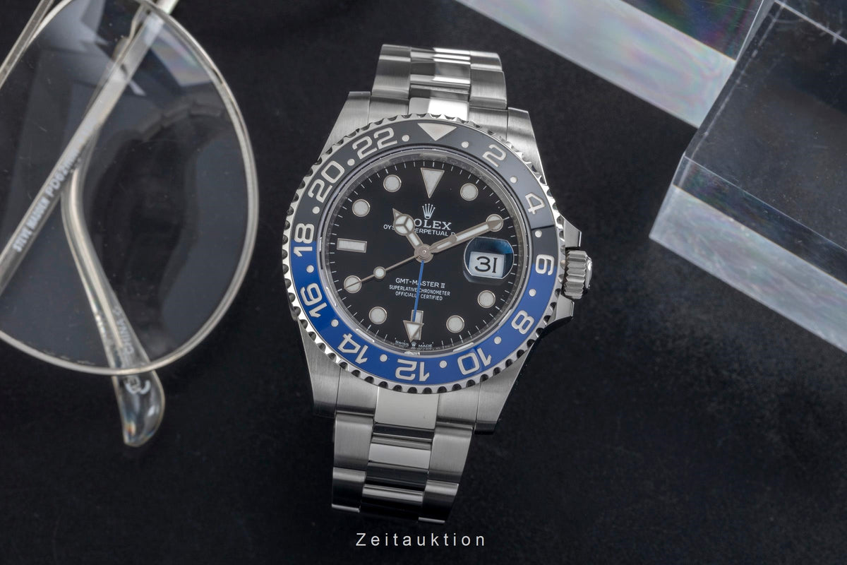 Rolex GMT-Master II chronograph steel automatic men's watch 126710BLNR  [2605433]