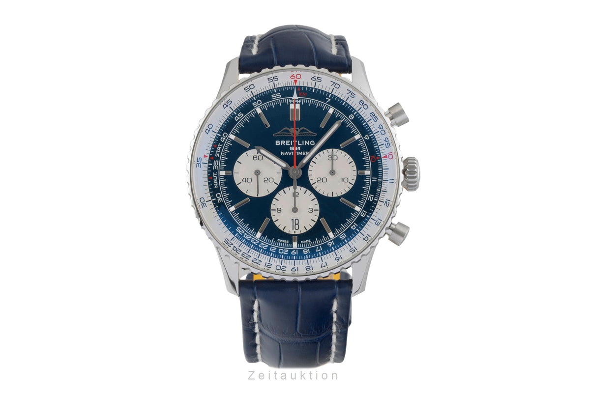 Breitling Navitimer 01 46 cronógrafo acero automático reloj para caballeros AB0137 LP: 9500EUR  [2605434]