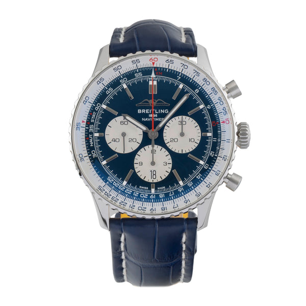 Breitling Navitimer 01 46 cronógrafo acero automático reloj para caballeros AB0137 LP: 9500EUR  [2605434]