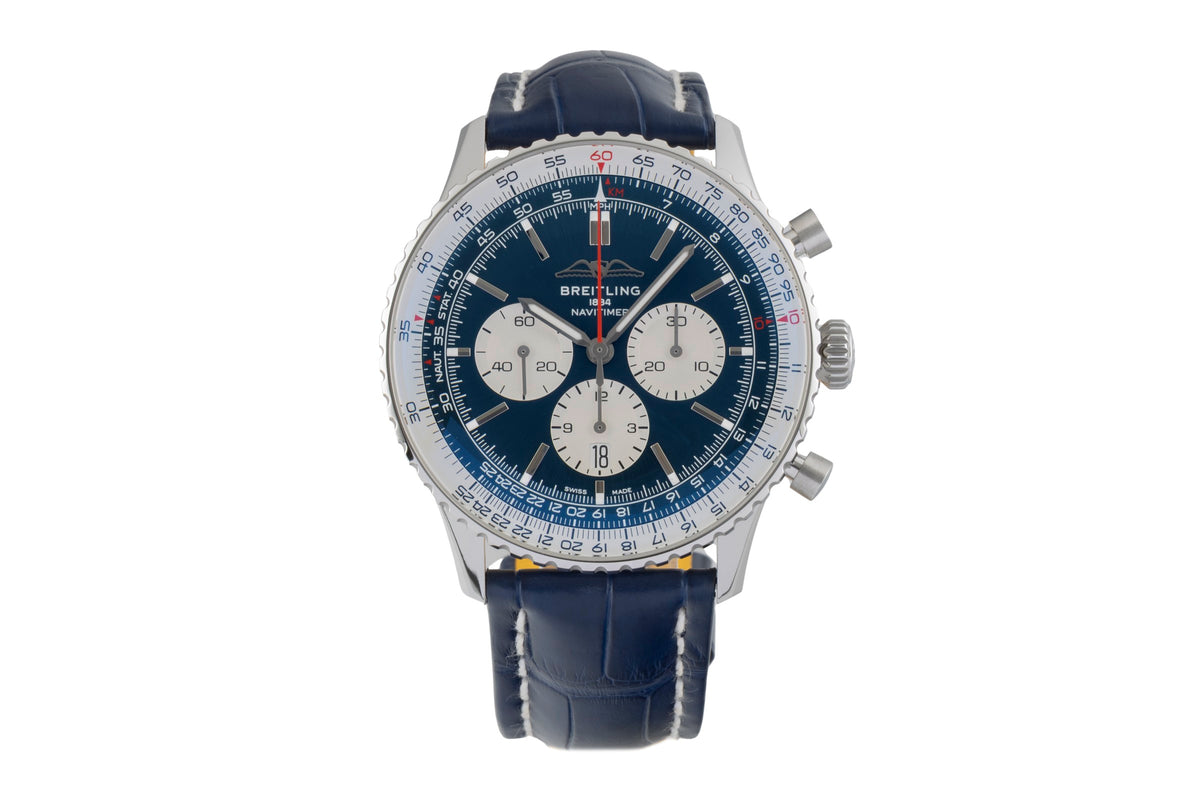 Breitling Navitimer 01 46 chronograph steel automatic men's watch AB0137 LP: 9500EUR  [2605434]