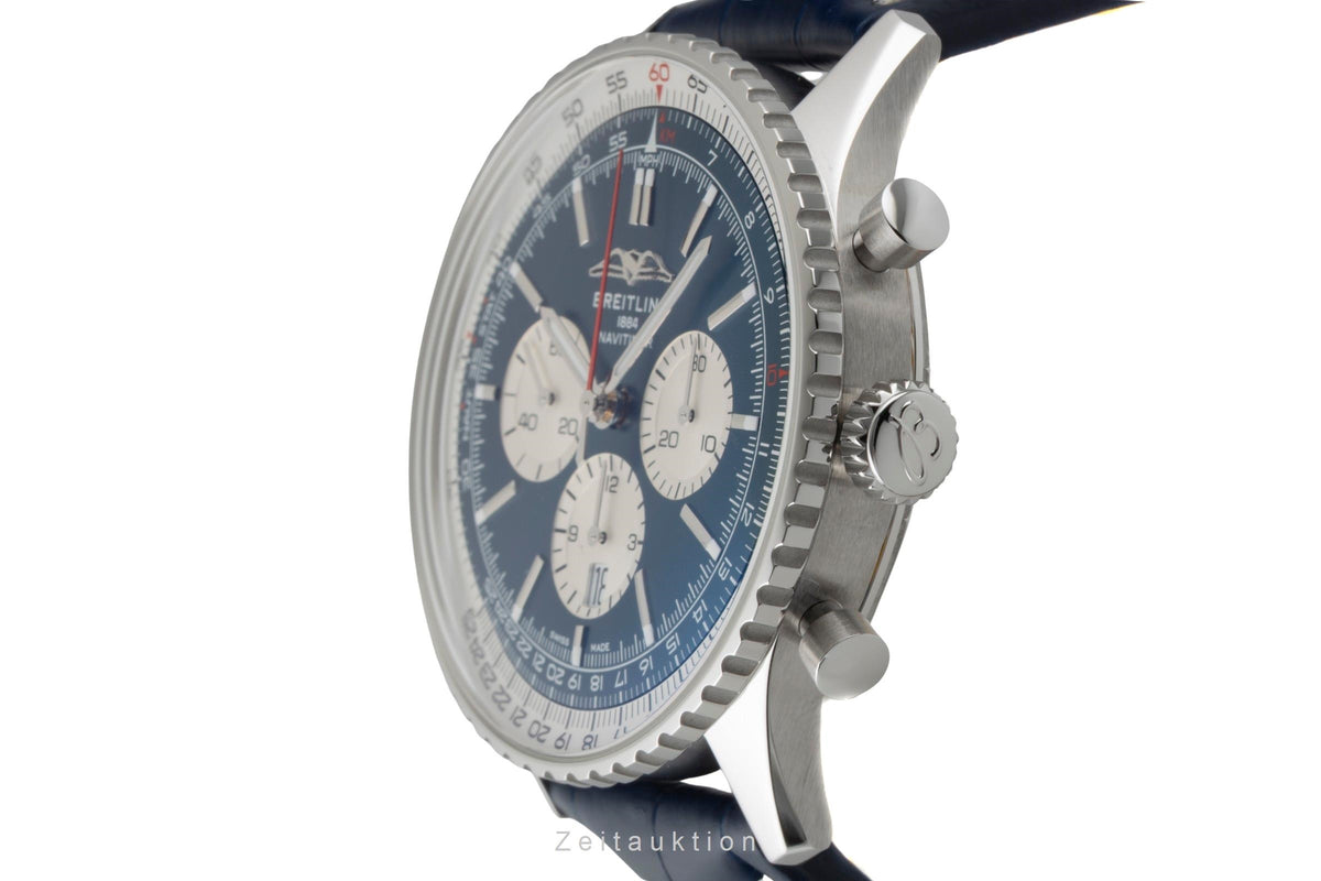 Breitling Navitimer 01 46 cronógrafo acero automático reloj para caballeros AB0137 LP: 9500EUR  [2605434]
