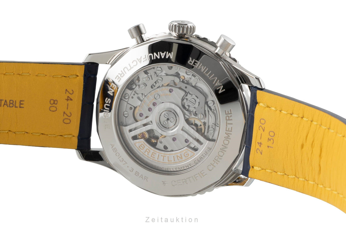 Breitling Navitimer 01 46 cronógrafo acero automático reloj para caballeros AB0137 LP: 9500EUR  [2605434]