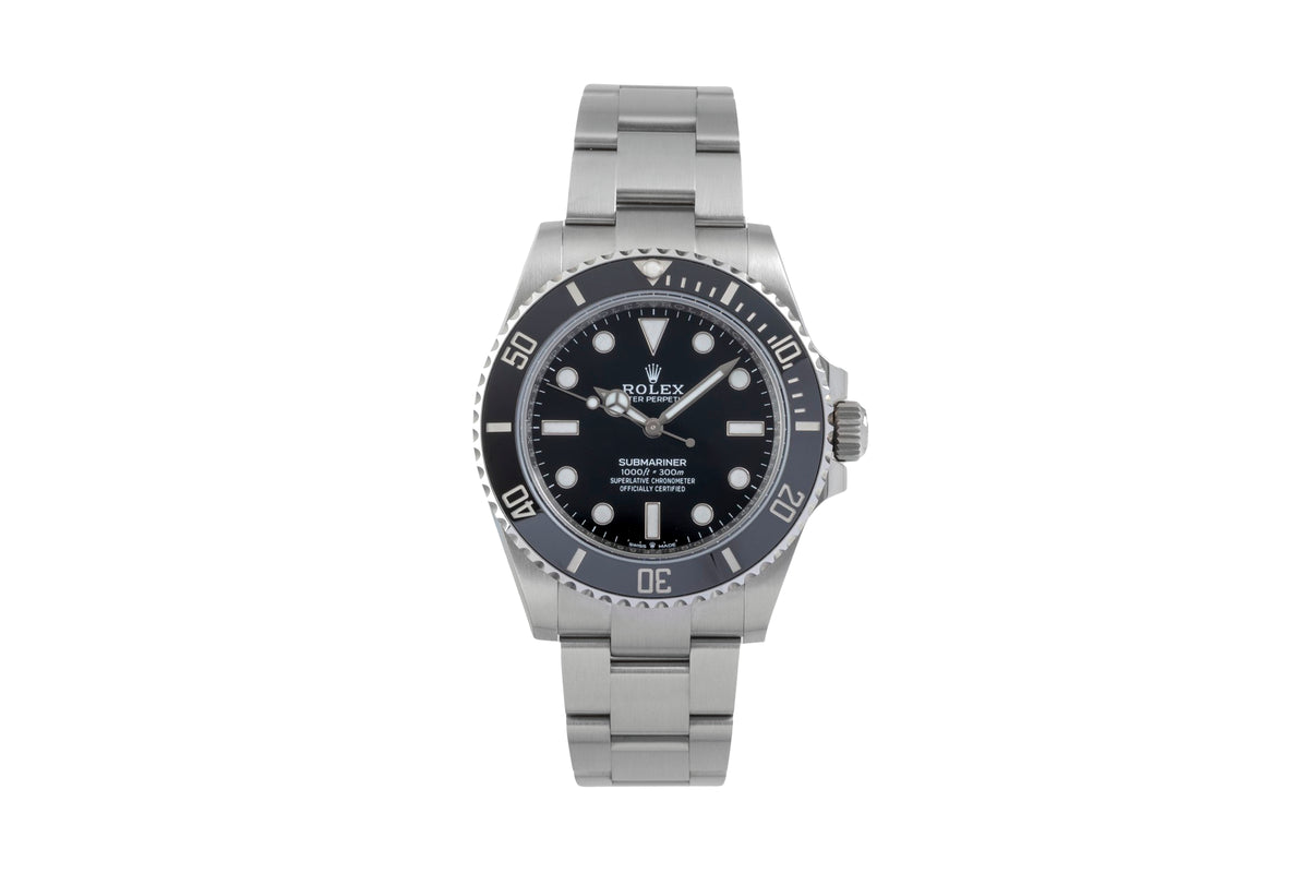 Rolex Submariner No Date Oyster Stahl Automatik Herrenuhr Ref. 124060 B&P 2025 [2605436]