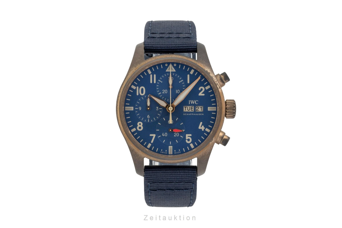 IWC Fliegerchronograph cronografo bronzo automatismo orologio da uomo IW388109 LP: 8900EUR  [2605441]